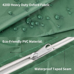1000L Uv-Resistant 420D Ibc Water Tank Cover With Drawstring And Zipper (120 100 116Cm) - thumbnail 3
