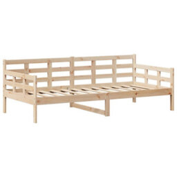 Berkfield Day Bed With Roof Without Mattress 80X200 Cm Solid Wood - thumbnail 5