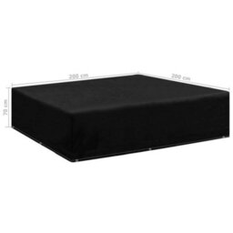 Vidaxl Garden Furniture Cover 8 Eyelets 200X200X70 Cm Garden Furniture Covers - thumbnail 3