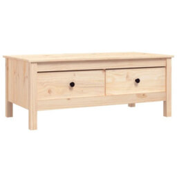 Vidaxl Coffee Table 100X50X40 Cm Solid Wood Pine - thumbnail 2