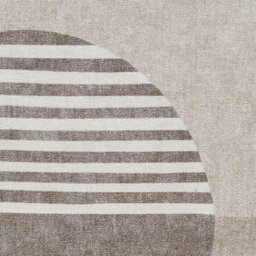 Beige Cream Geometric 5mm Thick Rug, Stain-Resistant Modern Rug For Bedroom, Living Room, & Dining Room-60Cm X 170Cm (Runner) - thumbnail 4