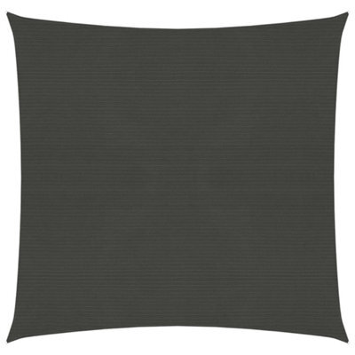 Berkfield Sunshade Sail 160 G/m2 Anthracite 7X7 M Hdpe - image 1