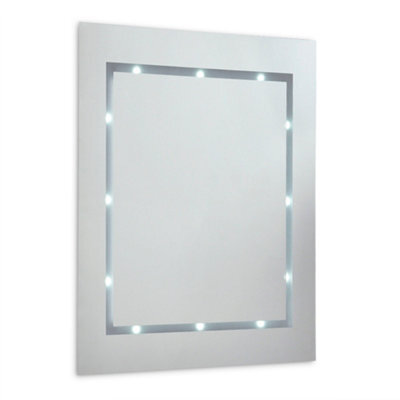 Valuelights Mirror Ip44 Bathroom Battery Operated Integrated Cool White Led Mirror Light - image 1