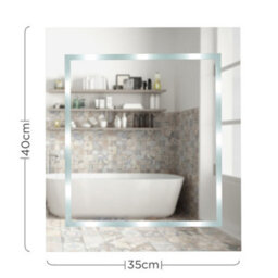 Valuelights Mirror Ip44 Bathroom Battery Operated Integrated Cool White Led Mirror Light - thumbnail 6