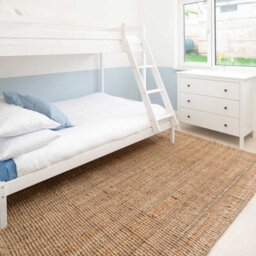 Loomed Handwoven Natural Chunky Jute Living Area Rug 190X280Cm - thumbnail 3