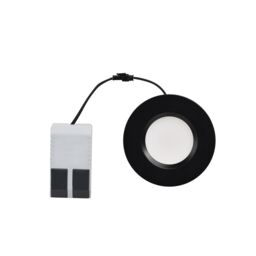 GoodHome Etana Black Non-Adjustable Led Warm Downlight 4.7W Ip65, Set Of 3 - thumbnail 4