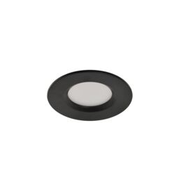 GoodHome Etana Black Non-Adjustable Led Warm Downlight 4.7W Ip65, Set Of 3 - thumbnail 3