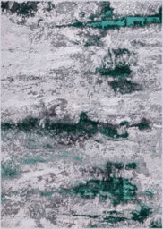 Smart Living Modern Carved Area Rug, Living Room Carpet, Kitchen Floor, Bedroom Soft Rugs 60Cmx220Cm - Emperor (310 Onyx Aqua) - thumbnail 5