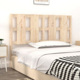 Berkfield Bed Headboard 140.5X4X100 Cm Solid Wood Pine - thumbnail 3