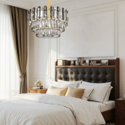 Vrygle 40Cm Heavy Duty Raindrop Crystal Chandelier Pendant Ceiling Light Restaurant Kitchen Hotel - thumbnail 7