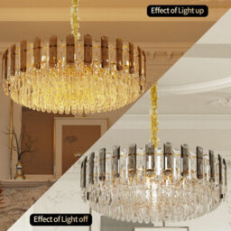 Vrygle 40Cm Heavy Duty Raindrop Crystal Chandelier Pendant Ceiling Light Restaurant Kitchen Hotel - thumbnail 5