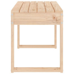 Vidaxl Garden Bench 80X38X45 Cm Solid Wood Pine Garden Benches - thumbnail 4