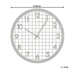 Beliani  Wall Clock Creuse 40 Cm White - thumbnail 3