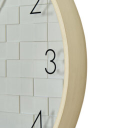 Beliani  Wall Clock Creuse 40 Cm White - thumbnail 5
