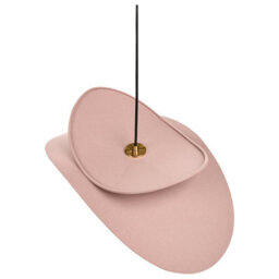 Wyld And Coco Linenlux Pendant Lamp, Brown Linen Shade, 105Cm Drop, Open Bulb Modern Hanging - thumbnail 6