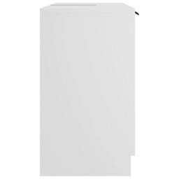 Berkfield Classic Bathroom Cabinet White 64.5X33.5X59 Cm Engineered Wood - thumbnail 8