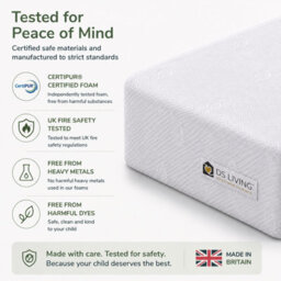 DS Living 15Cm Rolled Medium Soft Memory Foam Mattress With Removable Washable Cover - Small Double - thumbnail 6