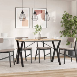 Berkfield Dining Table Legs Y-Frame 120X60X73 Cm Steel - thumbnail 3