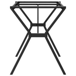 Berkfield Dining Table Legs Y-Frame 120X60X73 Cm Steel - thumbnail 5