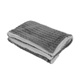 Thehotsale Luxurious Sherpa Thickened Double Sided Warm Soft Green Throw Blanket Plain Design 200Cm W X 180Cm D - thumbnail 3