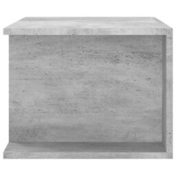 Vidaxl Tv Cabinet With Led Lights Concrete Grey 90X39X30 Cm - thumbnail 9