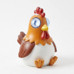 Storm Trading Group 1 X Blinking Solar Cockerel Garden Statue Animated Led Rooster Ornament - thumbnail 3