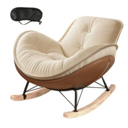 Coffee Rocking Chair, Recliner Sofa For Living Room And Balcony - thumbnail 3