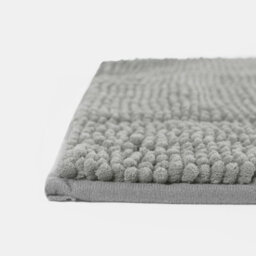 Ohs Chenille Noodle Non-Slip Soft Shower Bath Mat, 45 X 110Cm - Grey - thumbnail 4