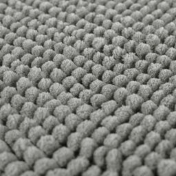 Ohs Chenille Noodle Non-Slip Soft Shower Bath Mat, 45 X 110Cm - Grey - thumbnail 3