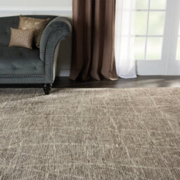 Light Brown Luxurious Modern Wool Easy To Clean Abstract Geometric Handmade Dining Room Bedroom And Living Room Rug -236Cm X 297Cm - thumbnail 2