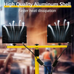 Led Work Light 2X50W Twin Site Lights Ip66 Tripod Flood Portable Inspection Lamp - thumbnail 6