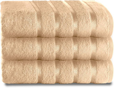 Gc Gaveno Cavailia 3 Piece Kensington Bath Sheet 80X140 Peach 500 Gsm Quick Dry & Water Absorbent Towel