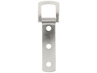 Sisi UK Heavy Duty Strap Hangers 84mm 3 Hole Nickel Plated Steel Pack Of 4 For Mirrors Picture Frames And Wall Art - image 1