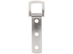 Sisi UK Heavy Duty Strap Hangers 84mm 3 Hole Nickel Plated Steel Pack Of 4 For Mirrors Picture Frames And Wall Art