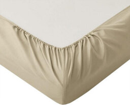 Ameha Plain Microfiber Fitted Sheet 25Cm Deep Pocket- Hypoallergenic Easy Care Beige Fitted Sheets Uk Single Bedsheet (91X190Cm) - thumbnail 9