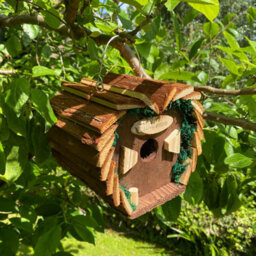 Selections Hanging Wooden Love Bird Nest Box Birdhouse - thumbnail 2