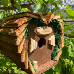 Selections Hanging Wooden Love Bird Nest Box Birdhouse - thumbnail 3