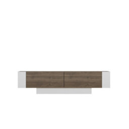 "Decorotika Matera Tv Stand For Tvs Up To 60"" With 2 Wall Shelves" - thumbnail 3