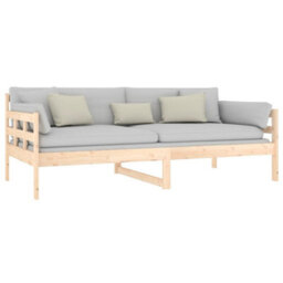 Berkfield Day Bed Solid Wood Pine 90X190 Cm - thumbnail 6