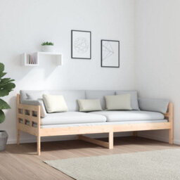 Berkfield Day Bed Solid Wood Pine 90X190 Cm - thumbnail 4