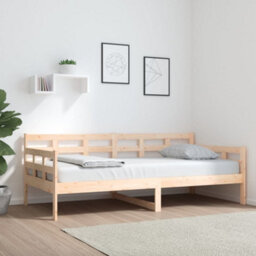 Berkfield Day Bed Solid Wood Pine 90X190 Cm - thumbnail 1