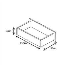 Reflect 4 Drawer Desk - White Gloss & Matt White - Modern Bedroom Storage For Vanity, Work Or Study - H:72Cm X W: 99Cm X D: 39.5Cm - thumbnail 7