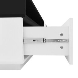 High Gloss Tv Stand With 2 Closed Storage Compartments, 1 Door And 1 Drawer - thumbnail 9