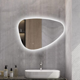 Kai Bathrooms Eva Steam-Free Colour Changing Dimming Frameless Mirror - 550mm X 800mm Wall Mounted Mirror