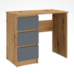 Computer Desk Shefa Line Cina Graphite & Artisan Oak - thumbnail 2