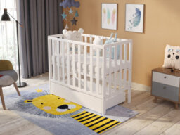 Love For Sleep Paris Space Saver Cot 100X50Cm With Drawer & Microfiber Quilted Mattress - thumbnail 2