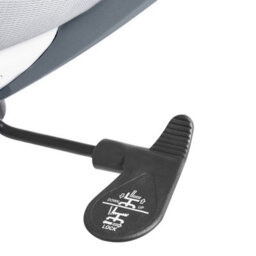 Wyld and Coco Zenith Office Chair, Grey Mesh With Armrests And Tilt Backrest - Ergonomic Compact Office Chair - thumbnail 9