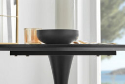 Furniturebox Elina White Marble Effect Round Dining Table With 2 Tan Delta Chairs - thumbnail 6