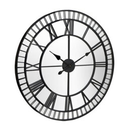 Charles Bentley Windermere Indoor Outdoor Mirrored Skeleton Wall Clock 90Cm - thumbnail 5