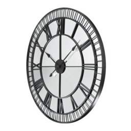 Charles Bentley Windermere Indoor Outdoor Mirrored Skeleton Wall Clock 90Cm - thumbnail 9